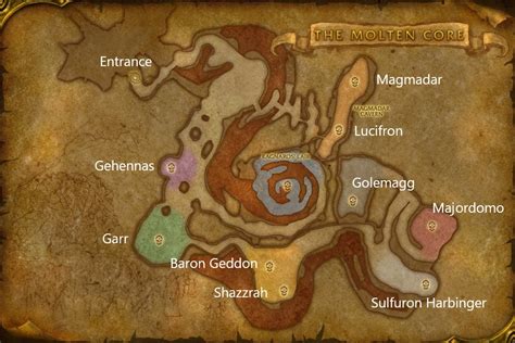 wow molten core map.